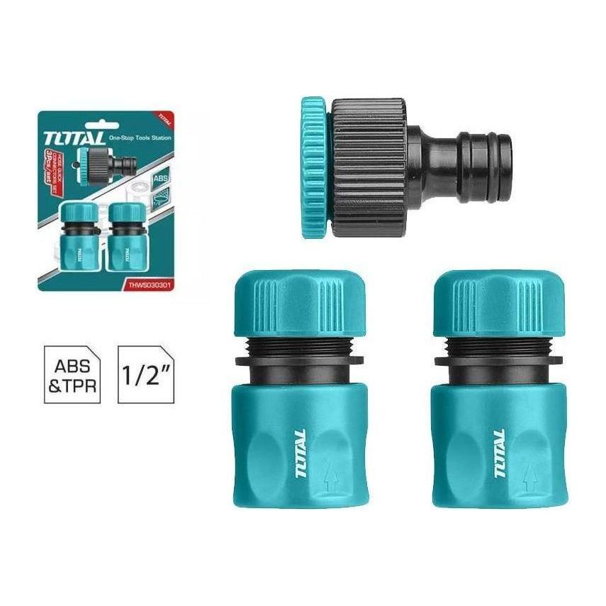 Total THWS030301 Hose Quick Connect Set (3pcs) - Goldpeak Tools PH Total Total THWS030301 Hose Quick Connect Set (3pcs) - Goldpeak Tools PH Total